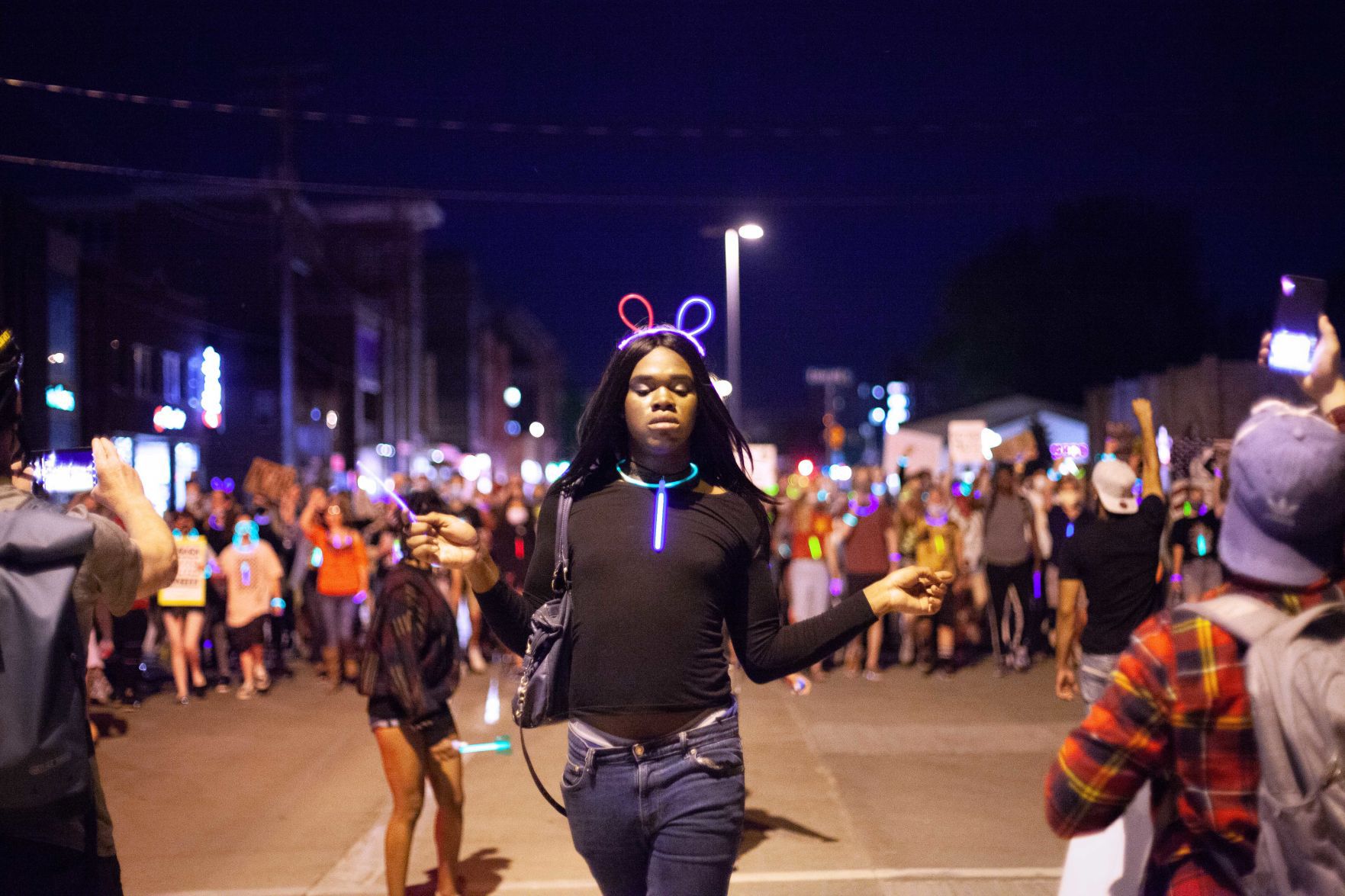 Glow in the dark march